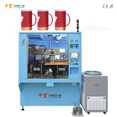 Semi Automatic 1-2 Colors Screen Printing Machine For Slightly Conical Shape Products