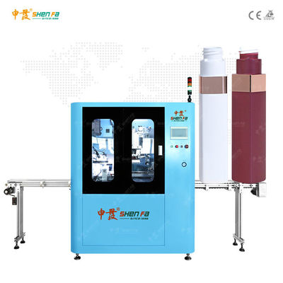 Servo Automatic Hot Stamping Machine For Lipstick Conical Oval Square Shape